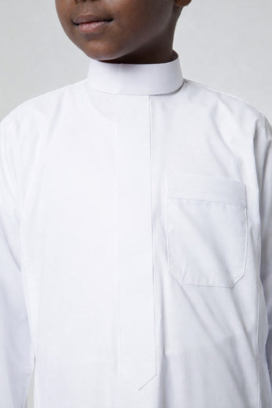 Kids Saudi Thobe | Pure White
