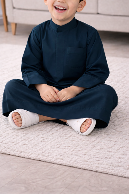 Kids Saudi Thobe | Sultan Blue