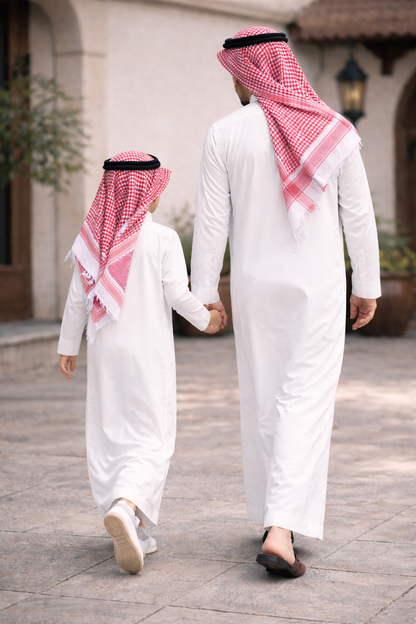 Kids Saudi Thobe | Pure White