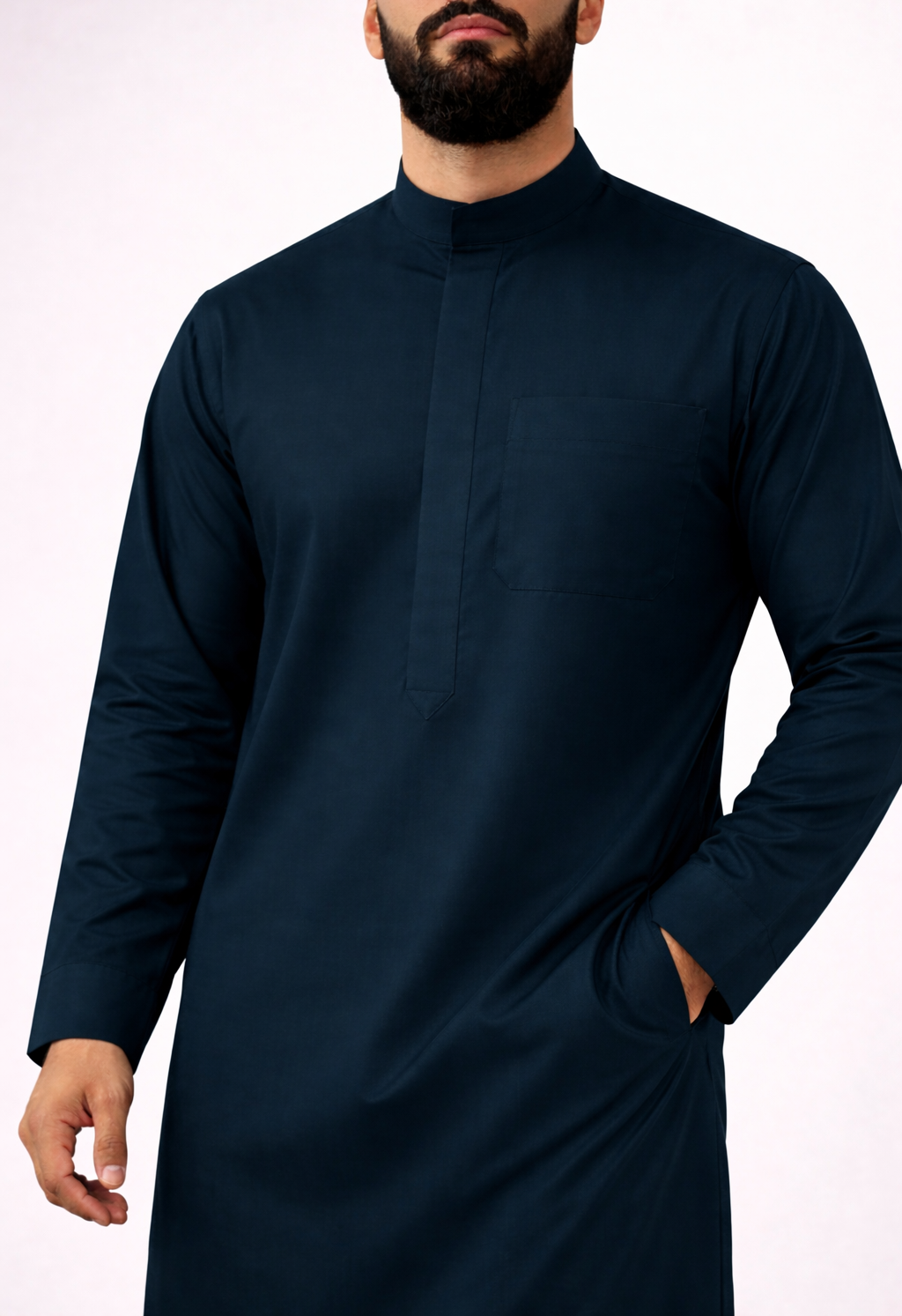 Classic Saudi Thobe| Sultan Blue